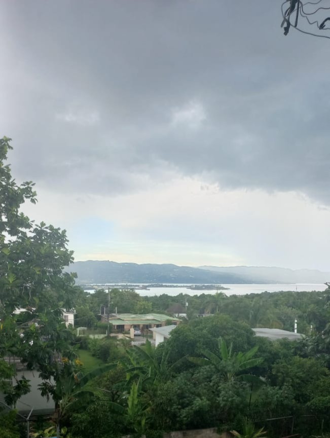 Window view of Montego Bay